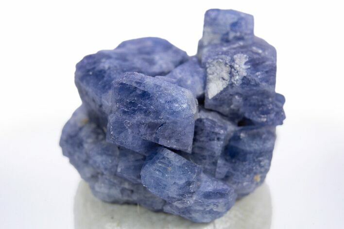 Lustrous Cobalt-Blue Spinel (Cobaltoan) Crystal Cluster - Vietnam #305364